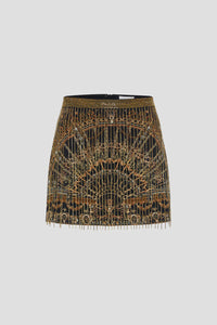 Masked At Moonlight - Crystal Mini Skirt