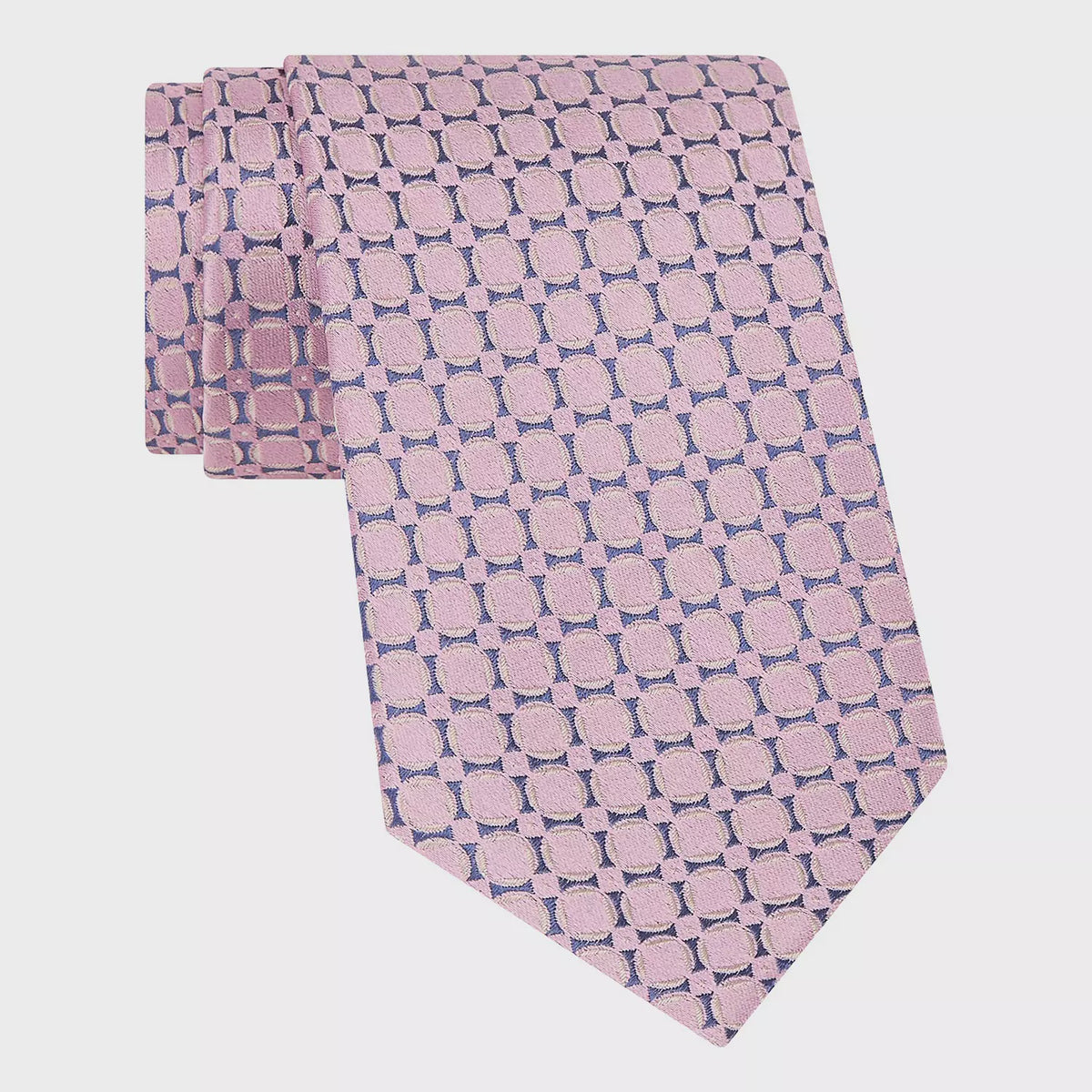 Medallion Geometric Silk Tie