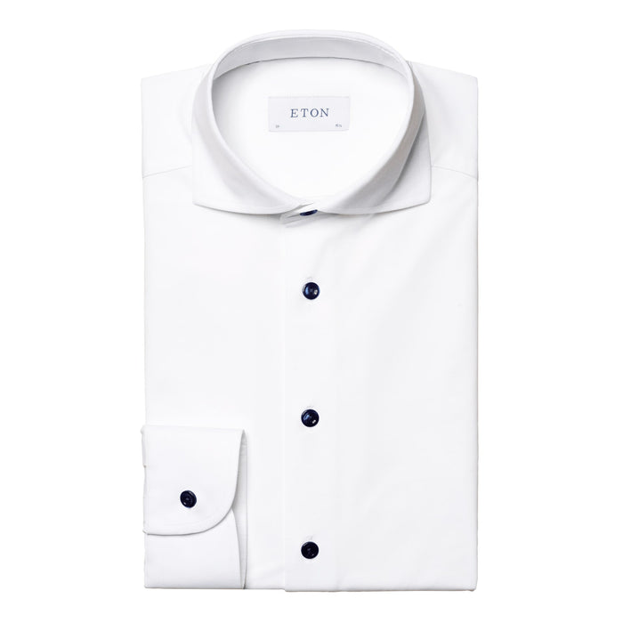 White Four-Way Stretch Shirt