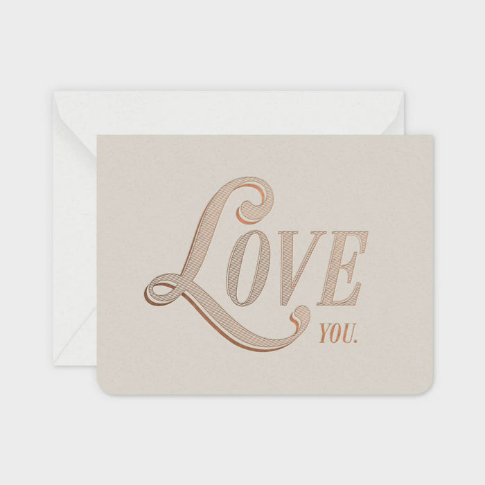 Vintage Love Greeting Card