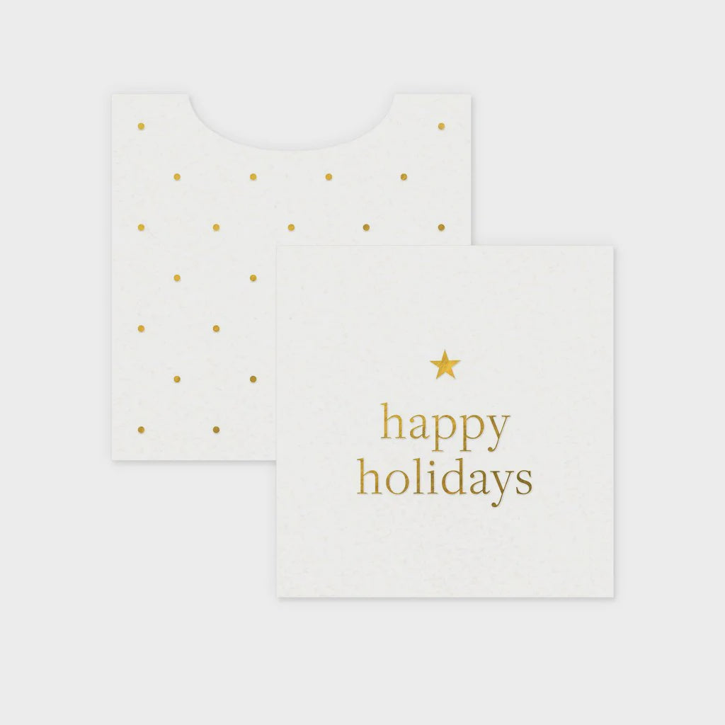 Happy Holidays Mini Enclosure- Single Card