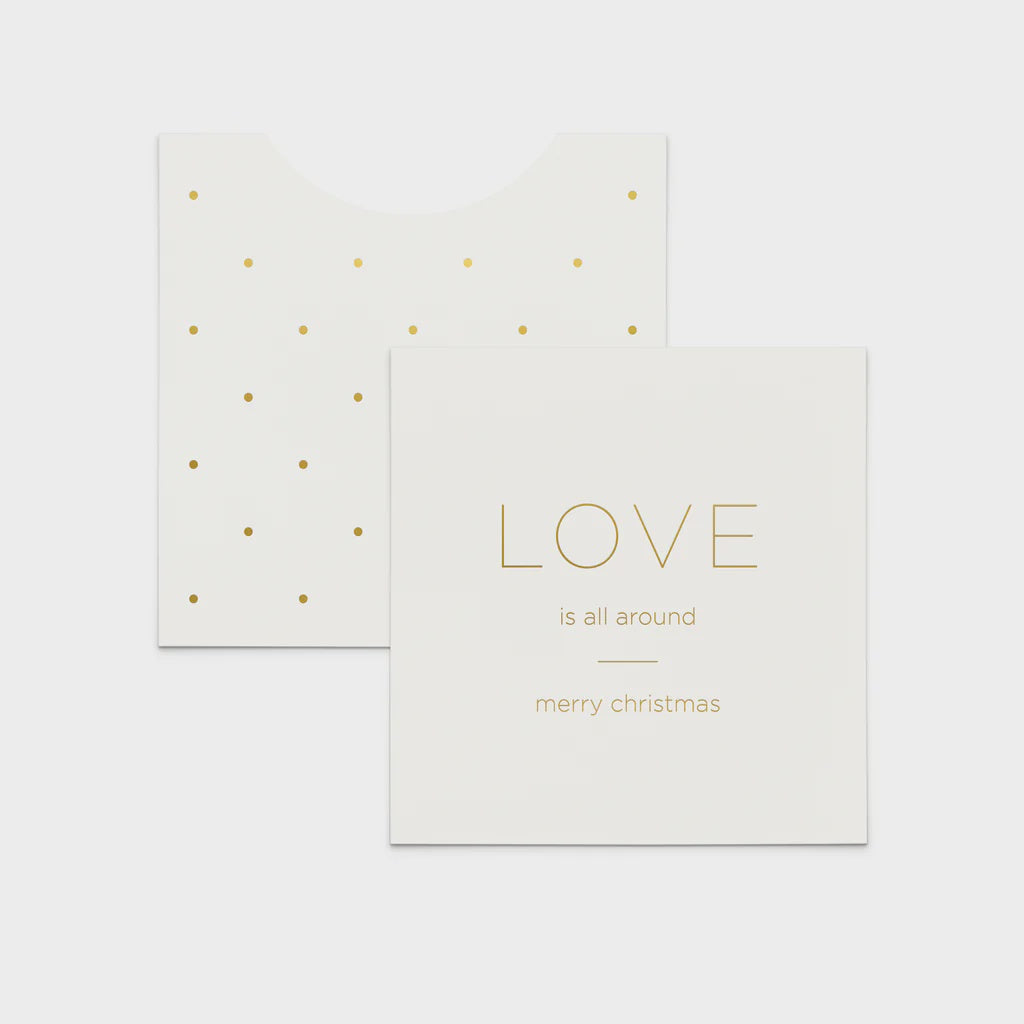 Love Is All Around Mini Enclosure- Single Card