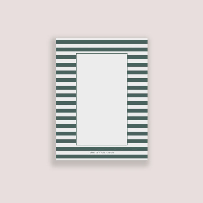 Green Stripe Chunky Notepad