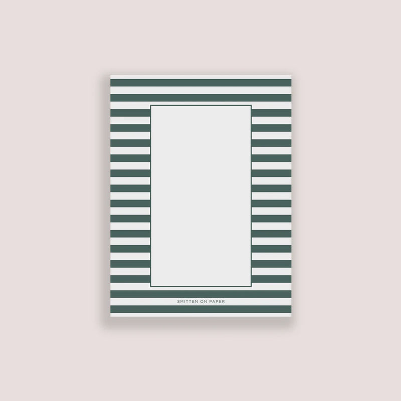 Green Stripe Chunky Notepad