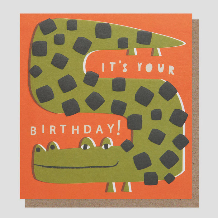 Crocodile It's Your Birthday Card