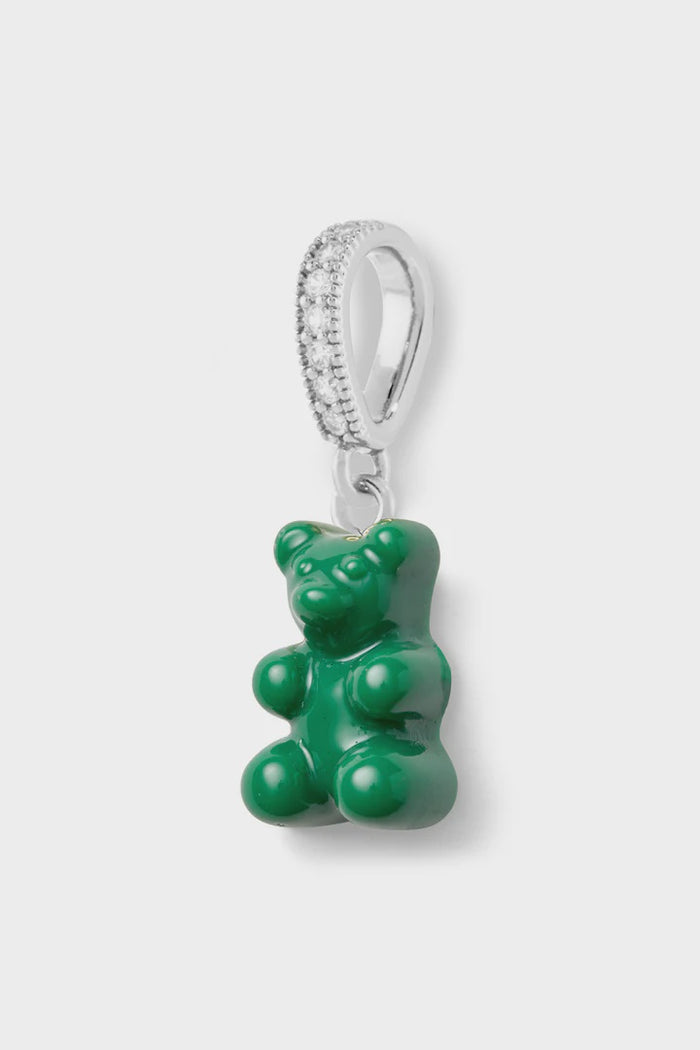 Nostalgia Bear -Pave Connector in Silver