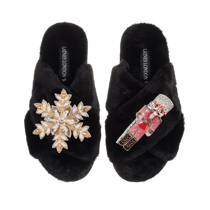 Nutcracker & Snowflake Slippers