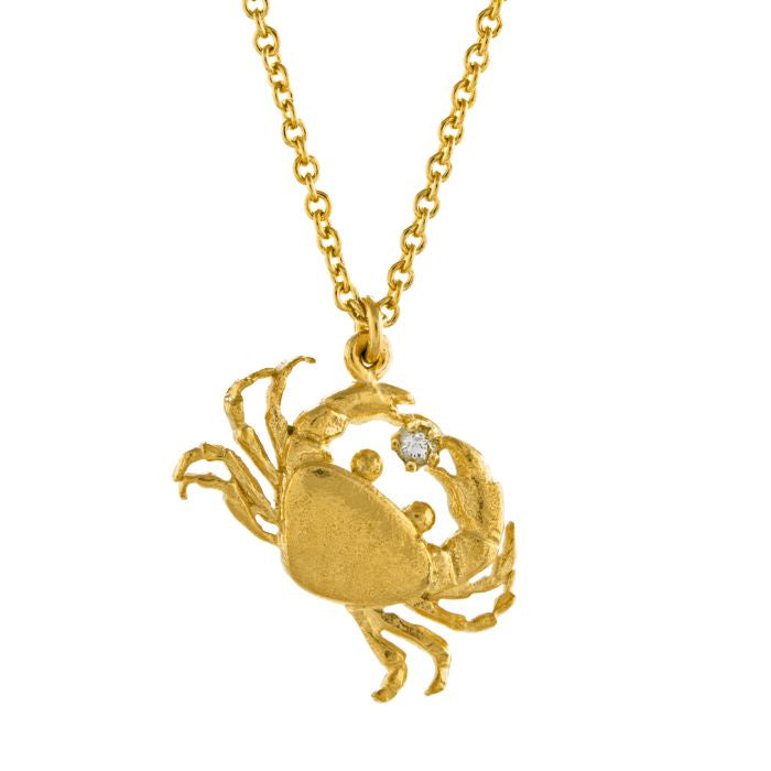 Cheeky Crab Necklace