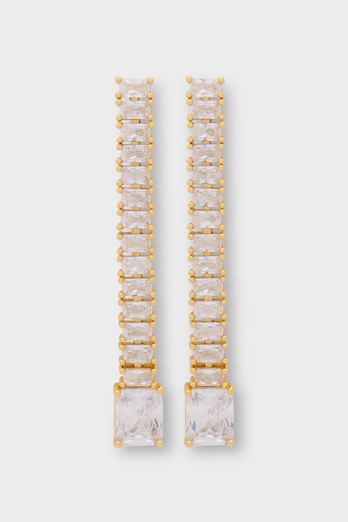 Baguette Drop Earrings