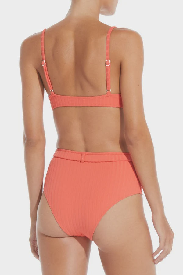The Cora Belt Ribbed Bikini Bottom