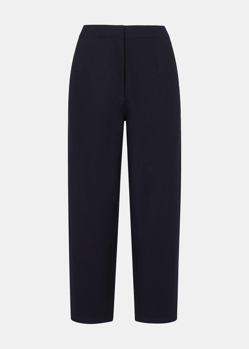 Carla Barrel Cotton Trouser