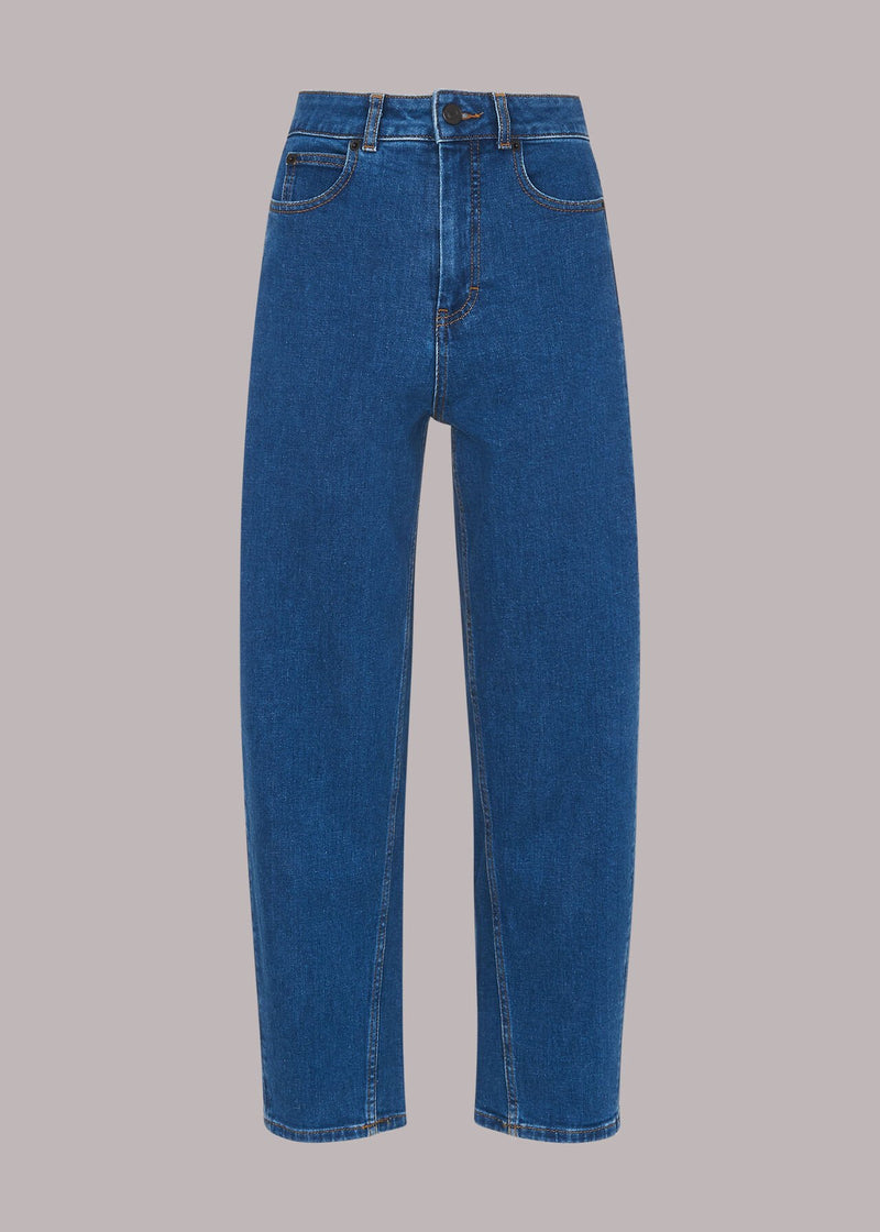 Stretch Barrel Leg Jean