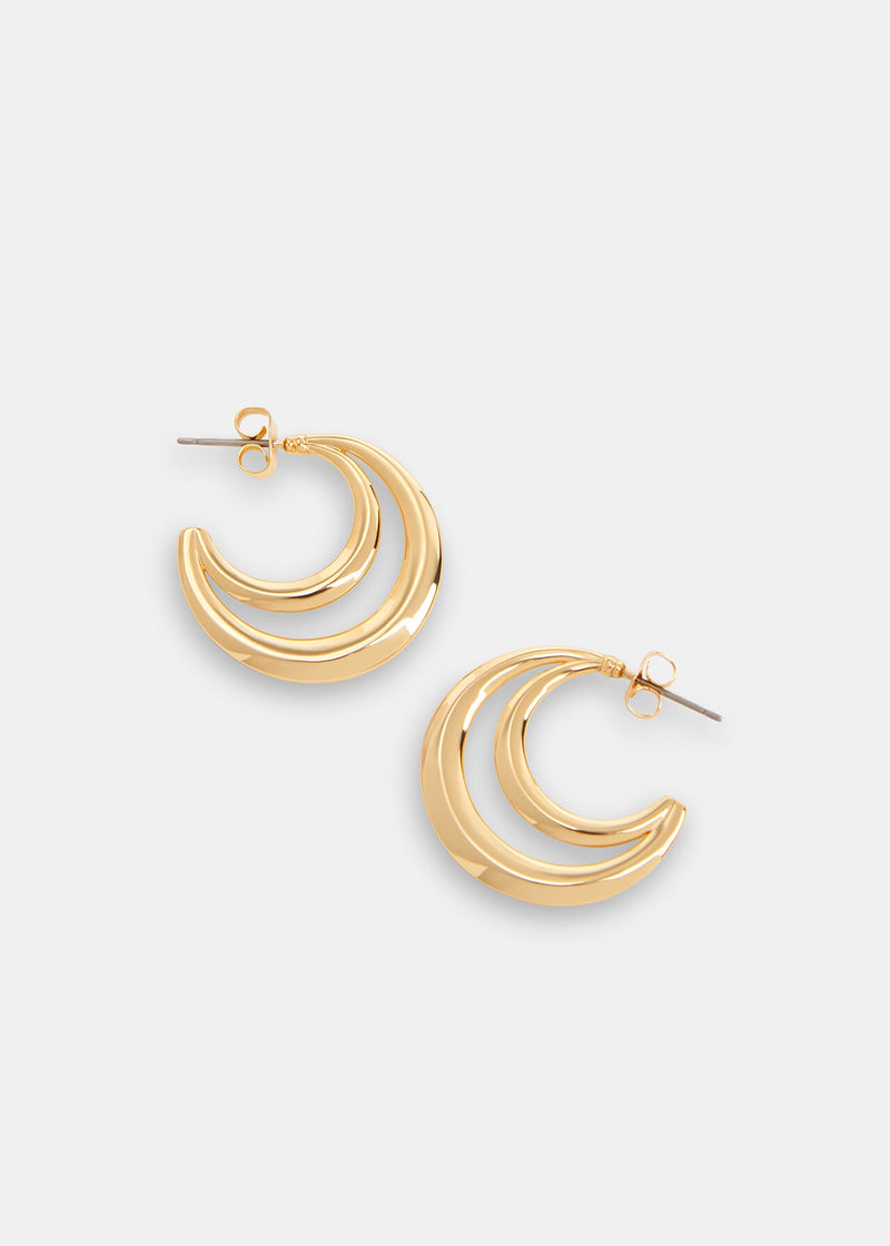 Outline Hoop Earring